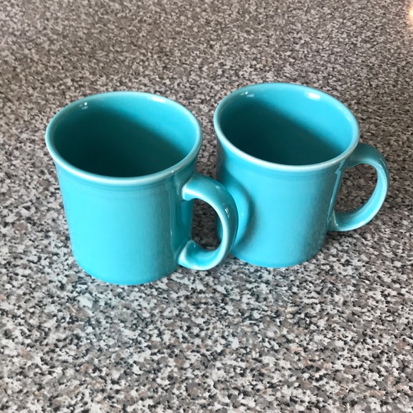 Fiestaware | Dining | Teal Fiesta Java Mugs Set Of 2 | Poshmark